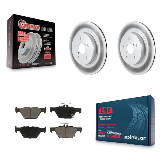 [Arrière] Kit de disque (revêtu) et plaquette (céramique) de frein pour Subaru Outback Legacy WRX KGC-101445
