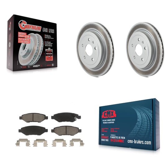 [Arrière] Kit de disque (revêtu) et plaquette (céramique) de frein pour Chevrolet Camaro Cadillac CTS KGC-101450