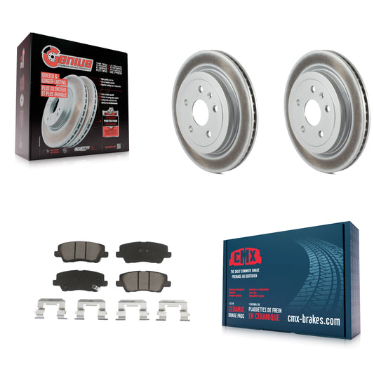[Arrière] Kit de disque (revêtu) et plaquette (céramique) de frein pour Cadillac CTS KGC-101451