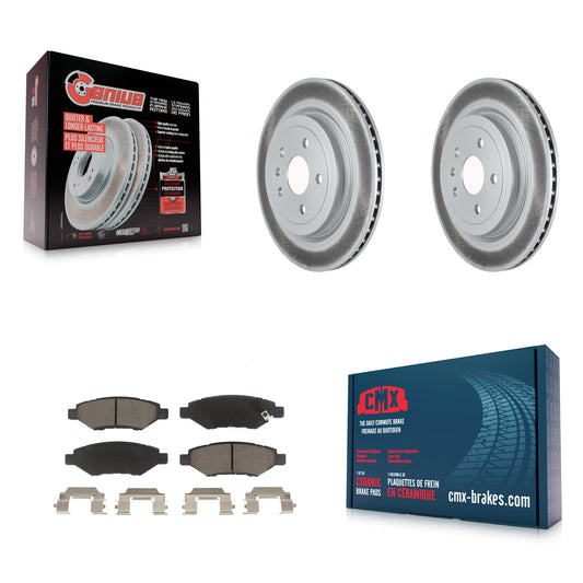 [Arrière] Kit de disque (revêtu) et plaquette (céramique) de frein pour Cadillac CTS KGC-101453
