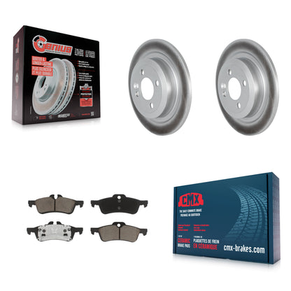 [Arrière] Kit de disque (revêtu) et plaquette (céramique) de frein pour 2007-2008 Mini Cooper Convertible avec 280mm Diameter Rotor KGC-101466