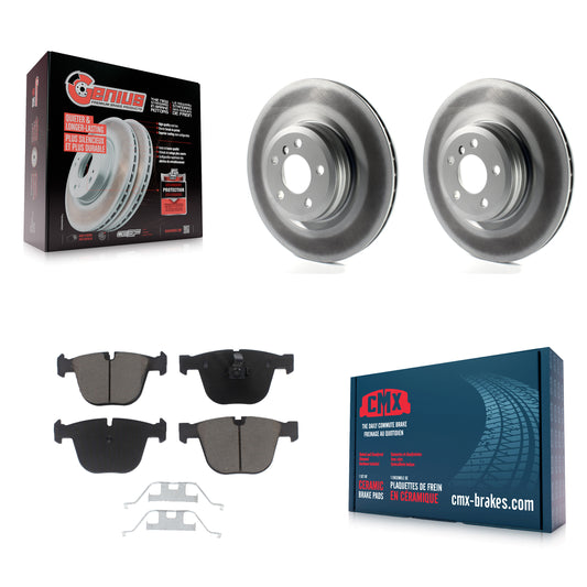 [Arrière] Kit de disque (revêtu) et plaquette (céramique) de frein pour BMW 750Li xDrive 750i 550i GT Alpina B7 760Li B7L ActiveHybrid 7 KGC-101485