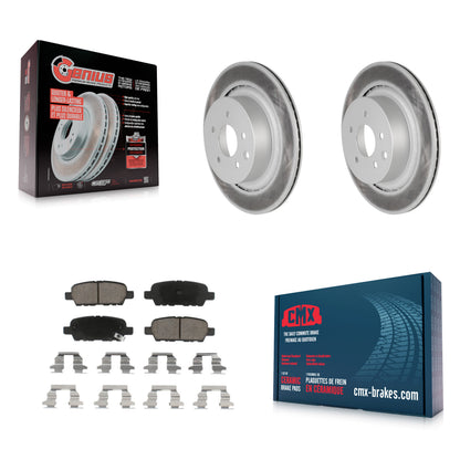 [Arrière] Kit de disque (revêtu) et plaquette (céramique) de frein pour INFINITI G37 G35 Q60 KGC-101490