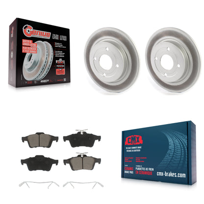 [Arrière] Kit de disque (revêtu) et plaquette (céramique) de frein pour 2018-2022 Ford EcoSport AWD KGC-101499