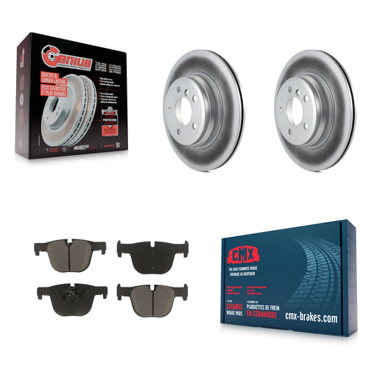 [Arrière] Kit de disque (revêtu) et plaquette (céramique) de frein pour BMW 330i xDrive 335i 328i 430i Gran Coupe 428i 435i 340i 440i GT ActiveHybrid 3 KGC-101501