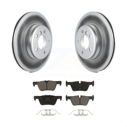 [Arrière] Kit de disque (revêtu) et plaquette (céramique) de frein pour 2015 BMW 328i xDrive sans Blue Painted Calipers KGC-101503 par Transit Auto