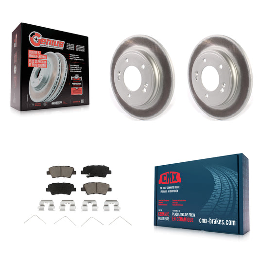 [Arrière] Kit de disque (revêtu) et plaquette (céramique) de frein pour Hyundai Elantra Kia Niro Ioniq KGC-101509
