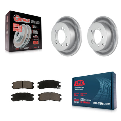 [Arrière] Kit de disque (revêtu) et plaquette (céramique) de frein pour Mitsubishi Chrysler Sebring Dodge Eclipse Stratus Galant Avenger Eagle Talon KGC-101524