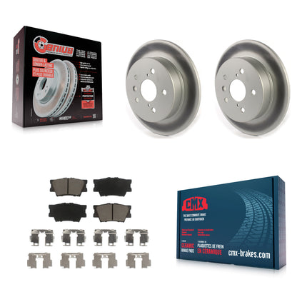 [Arrière] Kit de disque (revêtu) et plaquette (céramique) de frein pour Toyota Camry KGC-101531