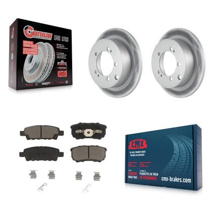 [Arrière] Kit de disque (revêtu) et plaquette (céramique) de frein pour Mitsubishi Lancer Outlander KGC-101543