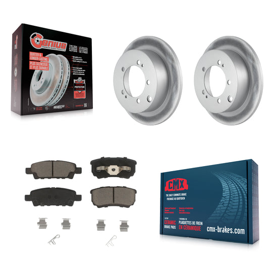[Arrière] Kit de disque (revêtu) et plaquette (céramique) de frein pour Mitsubishi Lancer Outlander KGC-101543