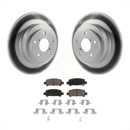 [Arrière] Kit de disque (revêtu) et plaquette (céramique) de frein pour Subaru Outback Legacy Baja KGC-101547 par Transit Auto