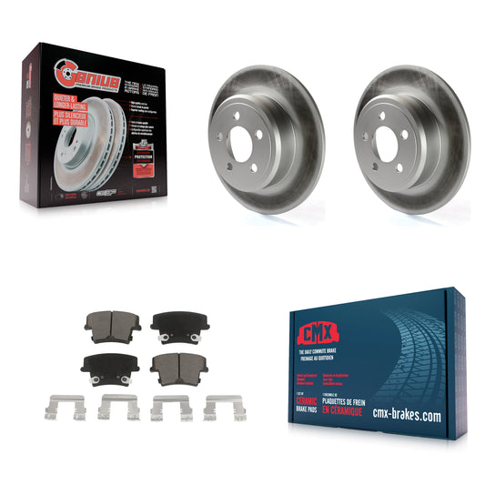 [Arrière] Kit de disque (revêtu) et plaquette (céramique) de frein pour Dodge Charger Chrysler 300 Challenger Magnum Avenger KGC-101550