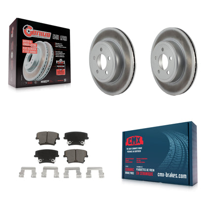 [Arrière] Kit de disque (revêtu) et plaquette (céramique) de frein pour Dodge Charger Chrysler 300 Challenger Magnum KGC-101551