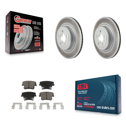 [Arrière] Kit de disque (revêtu) et plaquette (céramique) de frein pour Dodge Charger Magnum KGC-101555