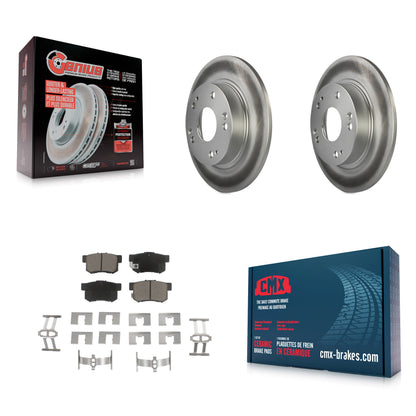 [Arrière] Kit de disque (revêtu) et plaquette (céramique) de frein pour Honda Civic Acura ILX CSX KGC-101565