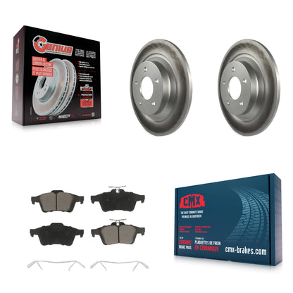 [Arrière] Kit de disque (revêtu) et plaquette (céramique) de frein pour Mazda 5 KGC-101574