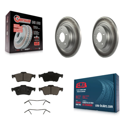[Arrière] Kit de disque (revêtu) et plaquette (céramique) de frein pour 2006 Mazda 5 To 02 06 KGC-101575