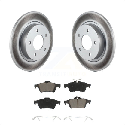 [Arrière] Kit de disque (revêtu) et plaquette (céramique) de frein pour Mazda 3 Sport KGC-101583 par Transit Auto