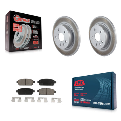 [Arrière] Kit de disque (revêtu) et plaquette (céramique) de frein pour Chevrolet Cruze Sonic Buick Encore Trax Limited KGC-101596