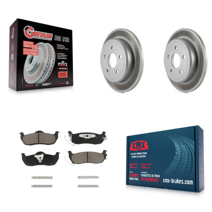 [Arrière] Kit de disque (revêtu) et plaquette (céramique) de frein pour Jeep Grand Cherokee Commander KGC-101628