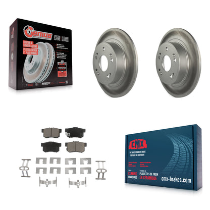 [Arrière] Kit de disque (revêtu) et plaquette (céramique) de frein pour Honda Accord Acura ILX KGC-101640