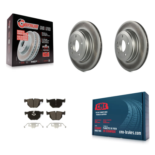 [Arrière] Kit de disque (revêtu) et plaquette (céramique) de frein pour BMW 530i 525i 528i KGC-101641