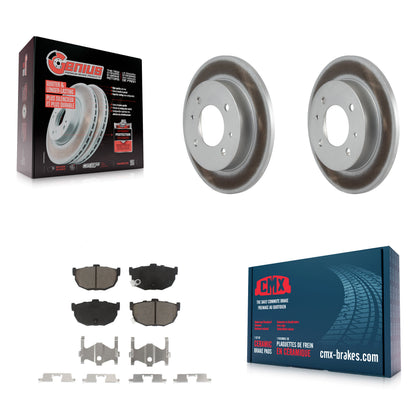 [Arrière] Kit de disque (revêtu) et plaquette (céramique) de frein pour Hyundai Elantra Tiburon KGC-101645