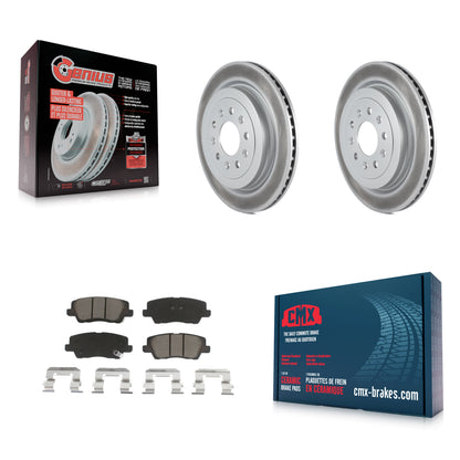 [Arrière] Kit de disque (revêtu) et plaquette (céramique) de frein pour Cadillac ATS KGC-101646