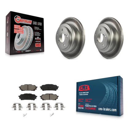 [Arrière] Kit de disque (revêtu) et plaquette (céramique) de frein pour Subaru Forester Impreza Saab 9-2X KGC-101649