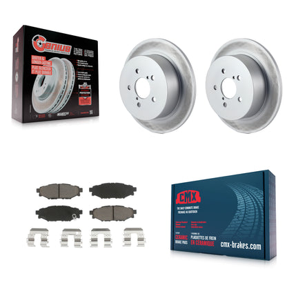 [Arrière] Kit de disque (revêtu) et plaquette (céramique) de frein pour Subaru Outback Legacy KGC-101652