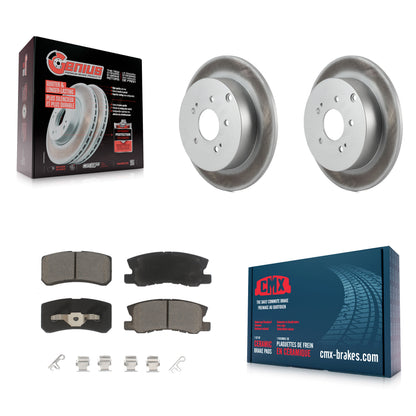 [Arrière] Kit de disque (revêtu) et plaquette (céramique) de frein pour Mitsubishi Endeavor KGC-101708