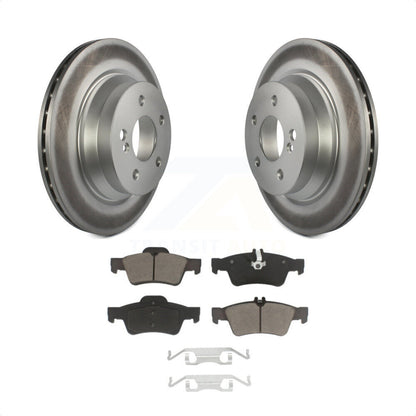 [Arrière] Kit de disque (revêtu) et plaquette (céramique) de frein pour Mercedes-Benz E350 E320 E500 CLS550 E400 CLS500 CLS400 E550 E63 AMG KGC-101711 par Transit Auto