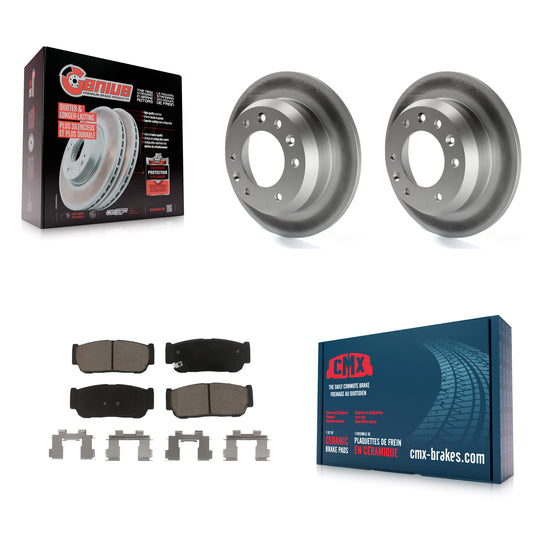 [Arrière] Kit de disque (revêtu) et plaquette (céramique) de frein pour Kia Sedona Hyundai Entourage To 04/27/06 KGC-101719