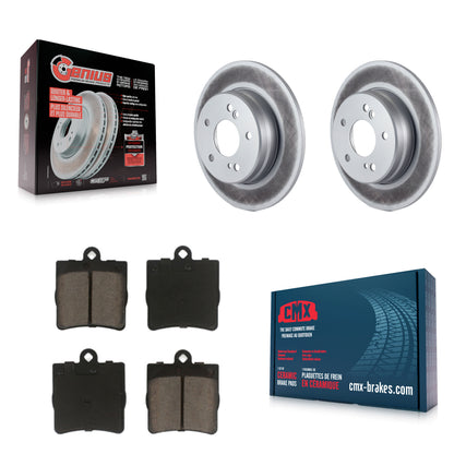 [Arrière] Kit de disque (revêtu) et plaquette (céramique) de frein pour Mercedes-Benz C230 C240 Chrysler Crossfire SLK230 SLK320 SLK280 C280 SLK300 KGC-101721