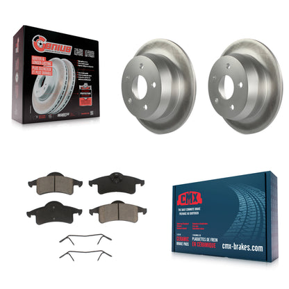 [Arrière] Kit de disque (revêtu) et plaquette (céramique) de frein pour 1999-2004 Jeep Grand Cherokee KGC-101724