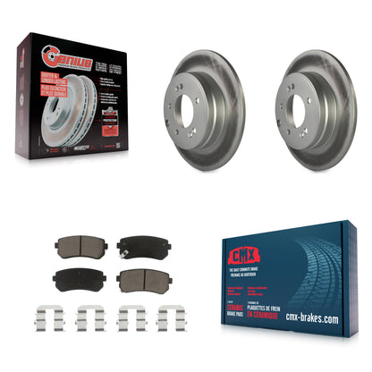 [Arrière] Kit de disque (revêtu) et plaquette (céramique) de frein pour Hyundai Sonata Tucson Kia Cadenza KGC-101726