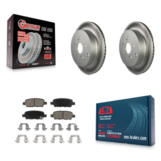 [Arrière] Kit de disque (revêtu) et plaquette (céramique) de frein pour 2009-2013 Suzuki Grand Vitara KGC-101734