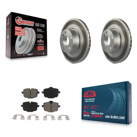 [Arrière] Kit de disque (revêtu) et plaquette (céramique) de frein pour 2012 BMW X3 From 10 11 KGC-101752