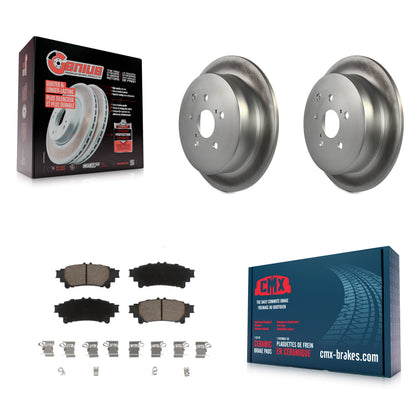[Arrière] Kit de disque (revêtu) et plaquette (céramique) de frein pour Toyota Highlander Sienna Lexus RX350 RX450h KGC-101761