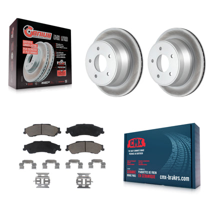 [Arrière] Kit de disque (revêtu) et plaquette (céramique) de frein pour Chevrolet S10 Blazer GMC Sonoma Jimmy Oldsmobile Bravada Isuzu Hombre KGC-101768