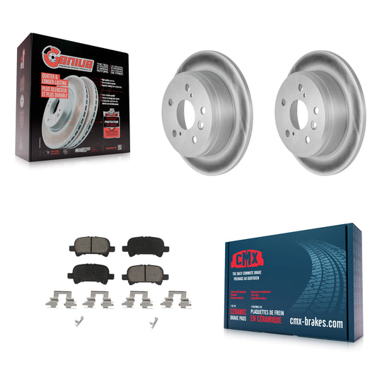 [Arrière] Kit de disque (revêtu) et plaquette (céramique) de frein pour Toyota Camry Solara KGC-101772