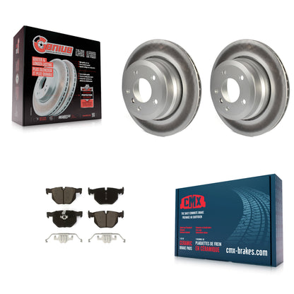 [Arrière] Kit de disque (revêtu) et plaquette (céramique) de frein pour BMW 530xi 535xi 528i xDrive 535i 528xi 525xi KGC-101777