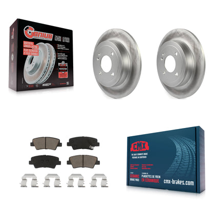 [Arrière] Kit de disque (revêtu) et plaquette (céramique) de frein pour 2011 Hyundai Accent KGC-101786