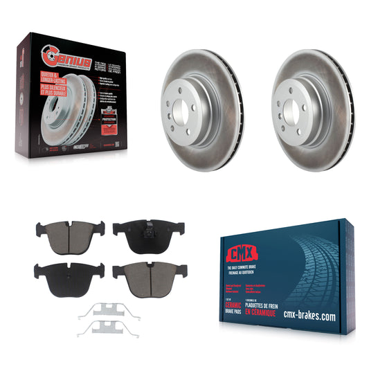 [Arrière] Kit de disque (revêtu) et plaquette (céramique) de frein pour BMW X5 X6 KGC-101790