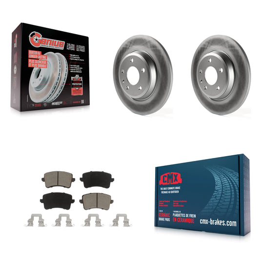 [Arrière] Kit de disque (revêtu) et plaquette (céramique) de frein pour Audi Q5 A4 Quattro A5 allroad S5 KGC-101798