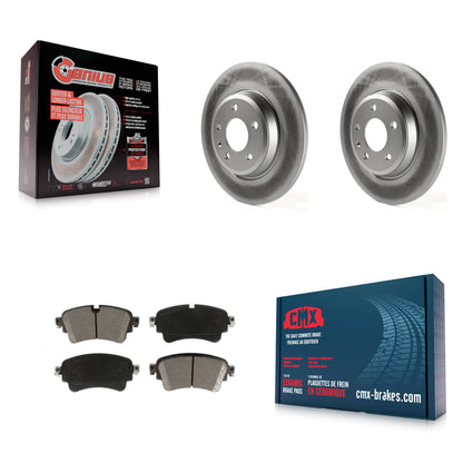 [Arrière] Kit de disque (revêtu) et plaquette (céramique) de frein pour Audi A4 Quattro KGC-101802