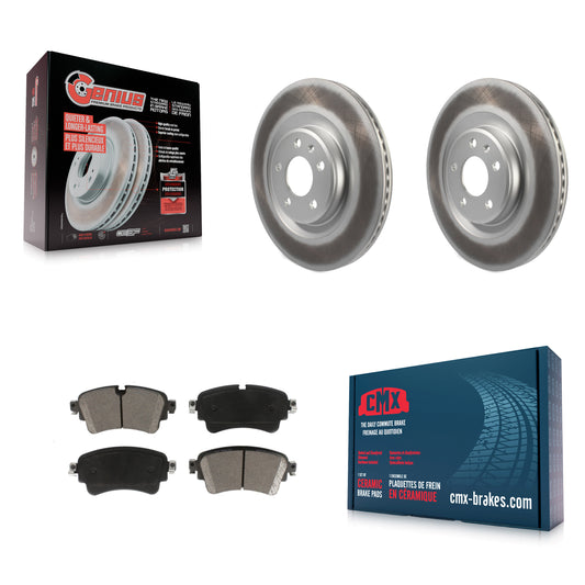 [Arrière] Kit de disque (revêtu) et plaquette (céramique) de frein pour Audi Q5 A4 A5 Quattro A6 S5 S4 Sportback allroad PHEV KGC-101804