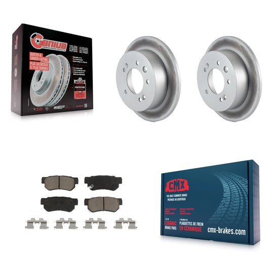 [Arrière] Kit de disque (revêtu) et plaquette (céramique) de frein pour Hyundai Elantra KGC-101813