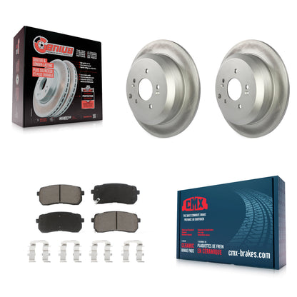[Arrière] Kit de disque (revêtu) et plaquette (céramique) de frein pour 2007-2012 Hyundai Veracruz KGC-101815